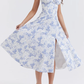 Robe à bretelles Bralette à imprimé beauté confortable sans armatures