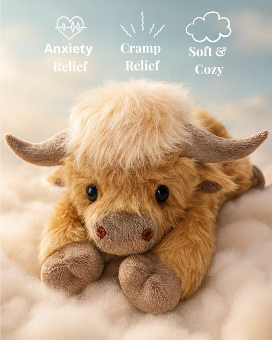🐂🎁Jouet mignon en forme de vache des Highlands