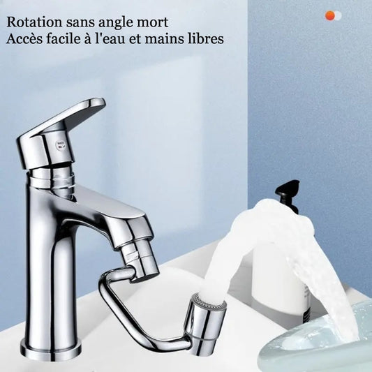🔥Un indispensable pour chaque famille !🚰Rallonge de robinet/aérateur pivotante à 1080°