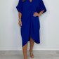 Robe torsadée décontractée et ample