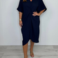 Robe torsadée décontractée et ample