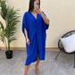 Robe torsadée décontractée et ample