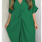 Robe torsadée décontractée et ample
