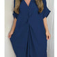 Robe torsadée décontractée et ample